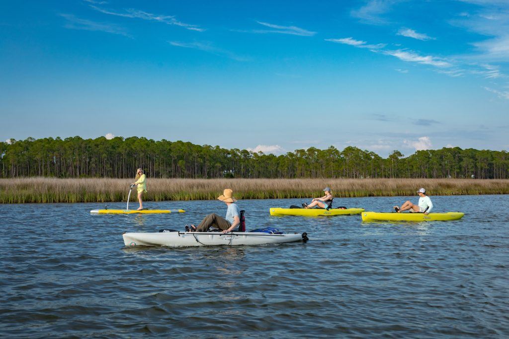 Water Sports - Group of people standing for paddleboarding